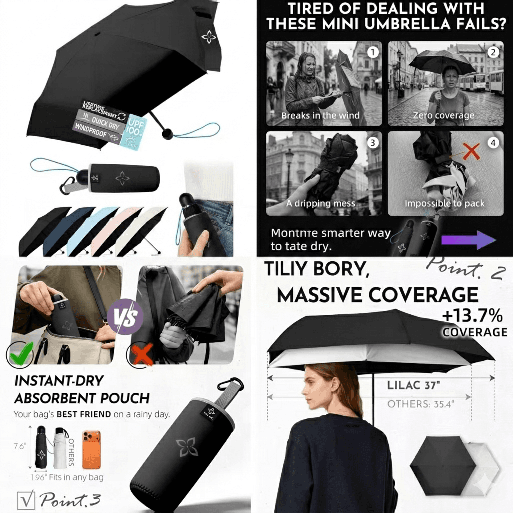 Everyday rain umbrella